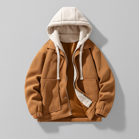 Warm casual everyday jacket for men - 1