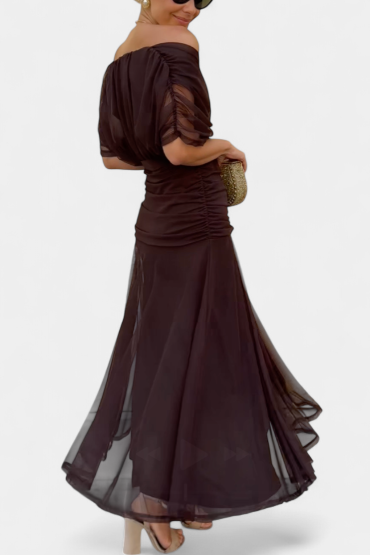 Romantic floral print maxi dress for men | Eloria - 8