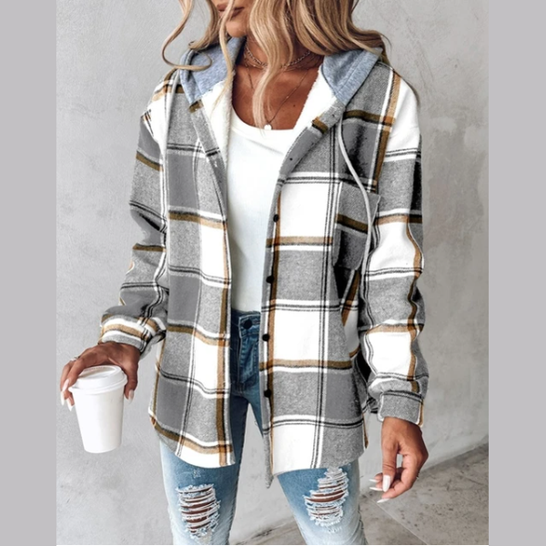 Cosy everyday casual relaxed jacket for women | Maisie -3
