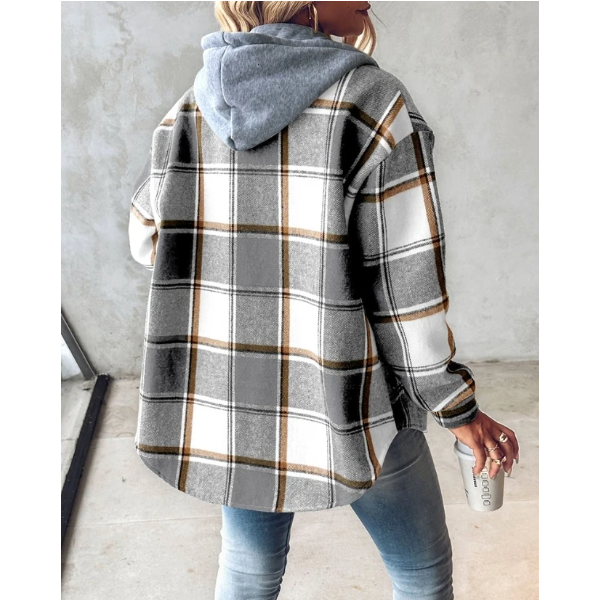 Cosy everyday casual relaxed jacket for women | Maisie -4
