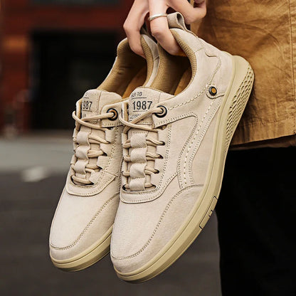 Classic suede casual trainers for men | 1987 - 7
