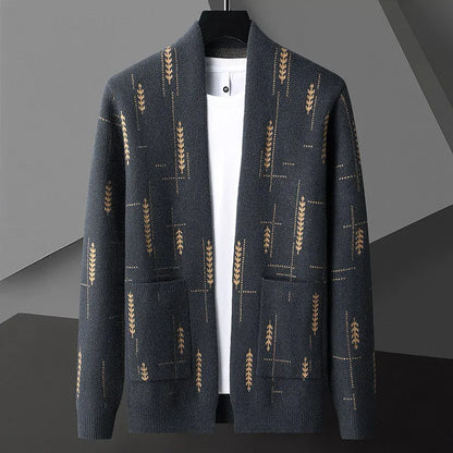 Classic cosy open-front cardigan for men | Vendici - 3