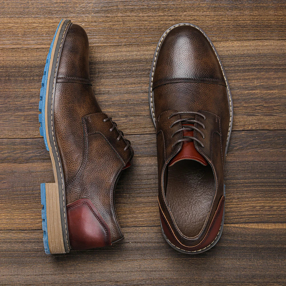 Classic smart-casual leather shoes for men | Mael -8