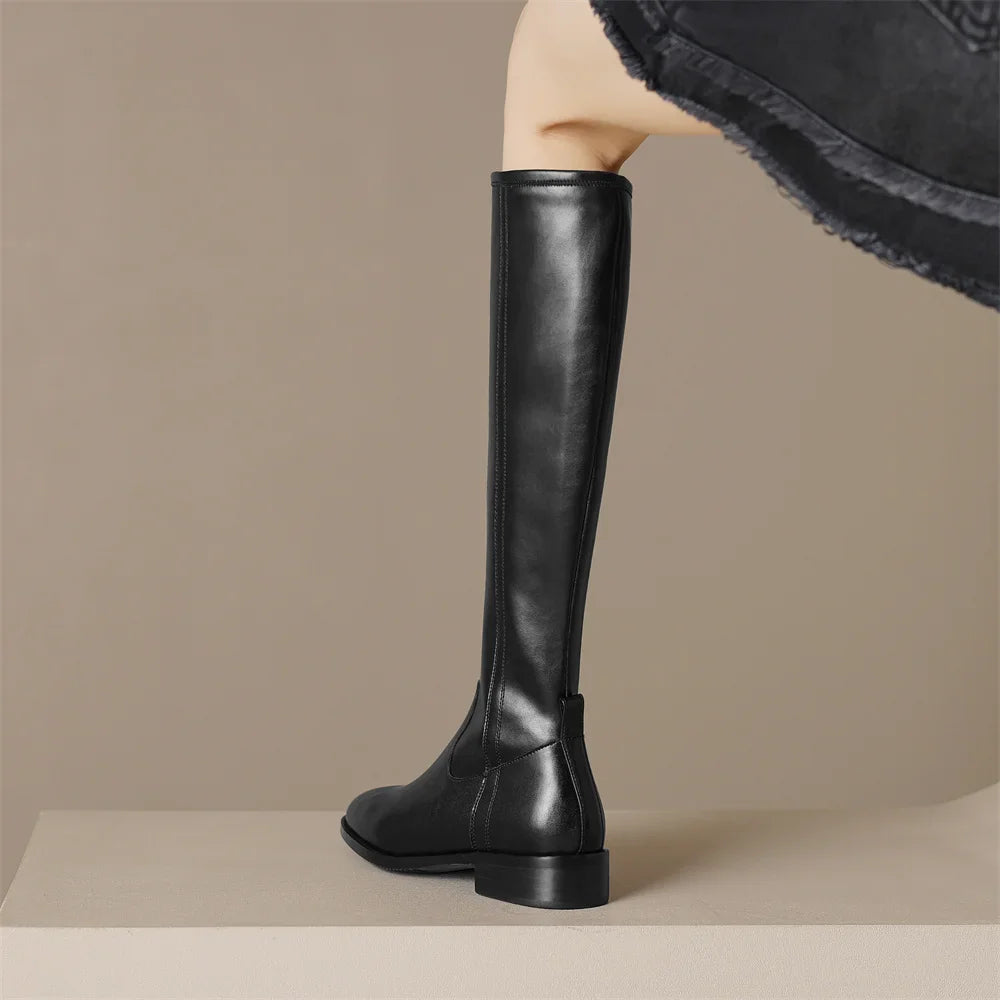 Genuine leather classic boots for men | Adeline - 11