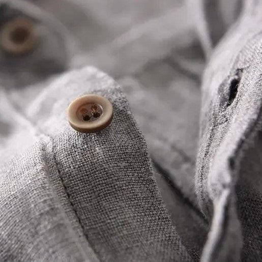 Breathable linen everyday shirt for men | Pacific - 6
