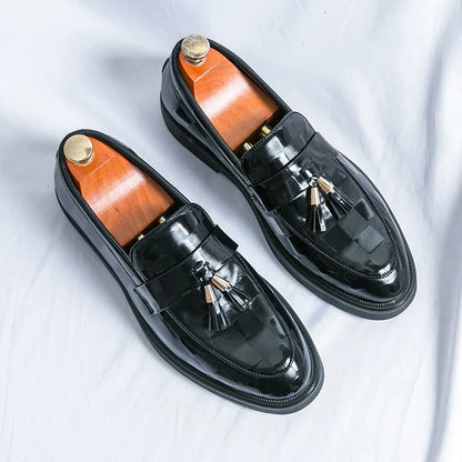 Classic leather slip-on loafers for men | Lorenzo - 12