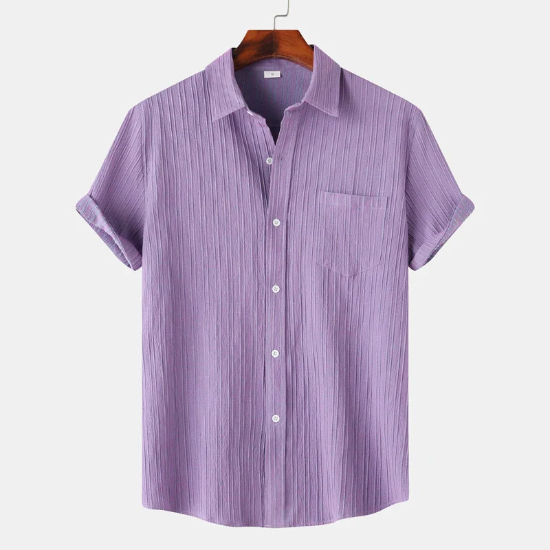 Breathable linen everyday shirt for men | Coastal - 1