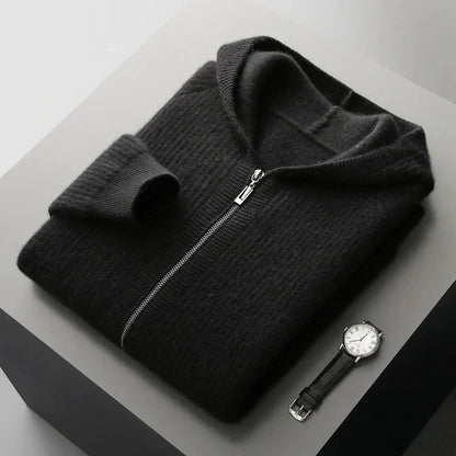 Refined Zip Hoodie Trendy for Men | Matteo