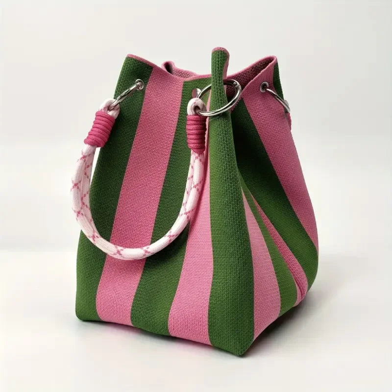 Striped Canvas Tote Bag Chic for Women | Paloma