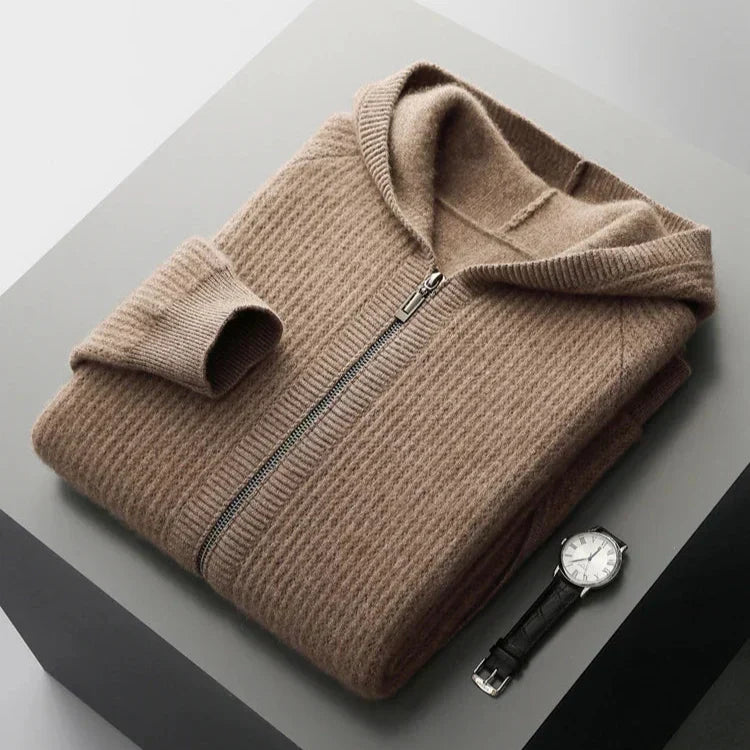 Refined Zip Hoodie Trendy for Men | Matteo