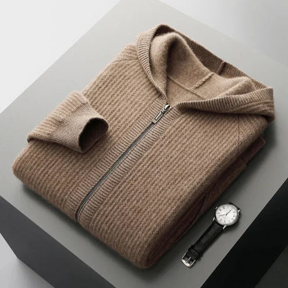 Refined Zip Hoodie Trendy for Men | Matteo