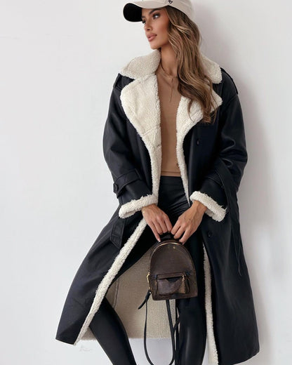 Double Breasted Long Coat Stylish For Women | Vivienne