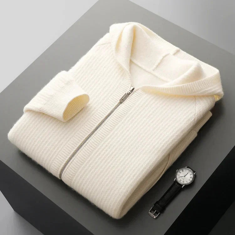 Refined Zip Hoodie Trendy for Men | Matteo