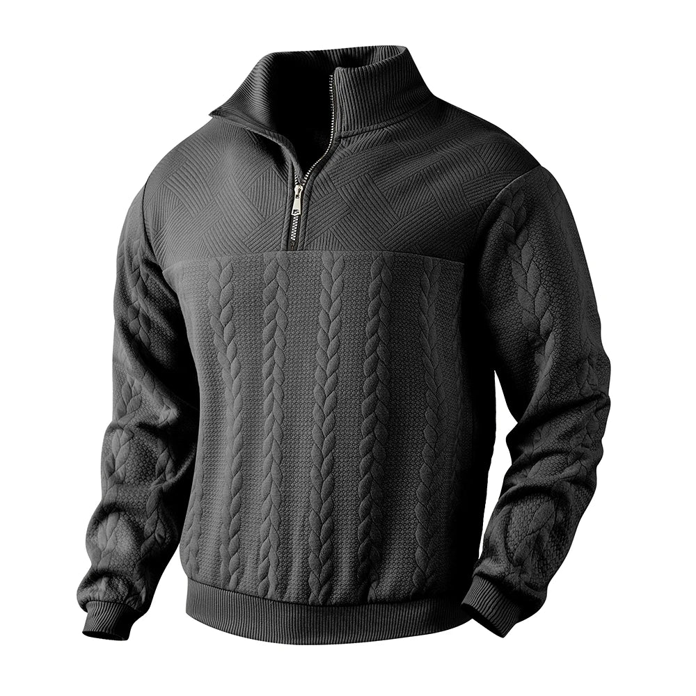 Quarter Zip Sweatshirt Trendy for Men | Bennett