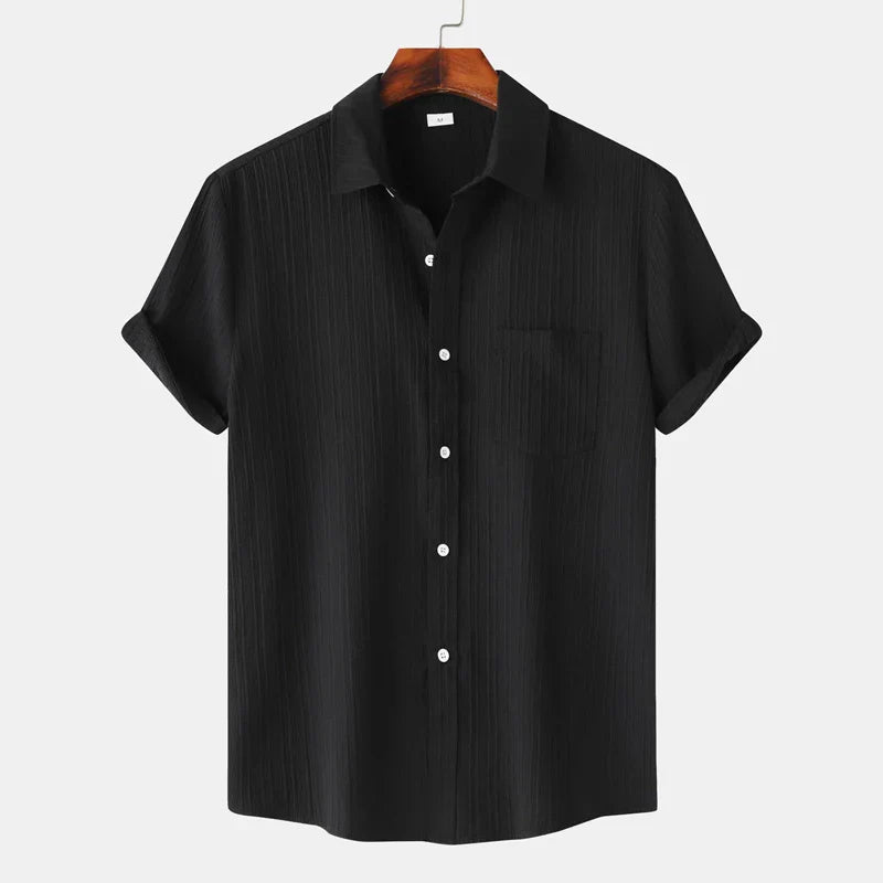 Breathable linen everyday shirt for men | Coastal - 12