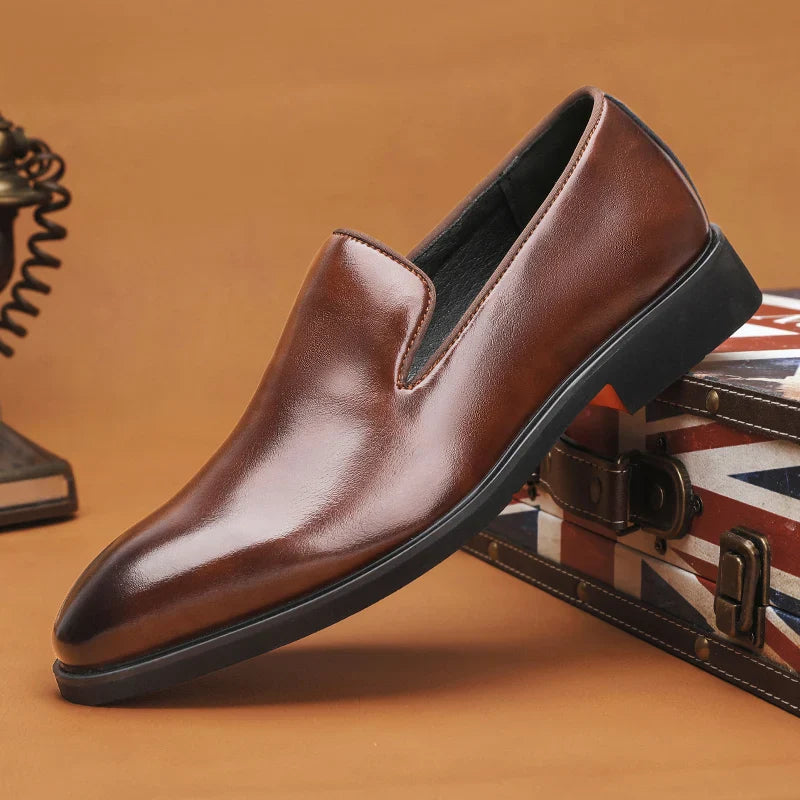 Classic leather slip-on loafers for men | Noctis - 8