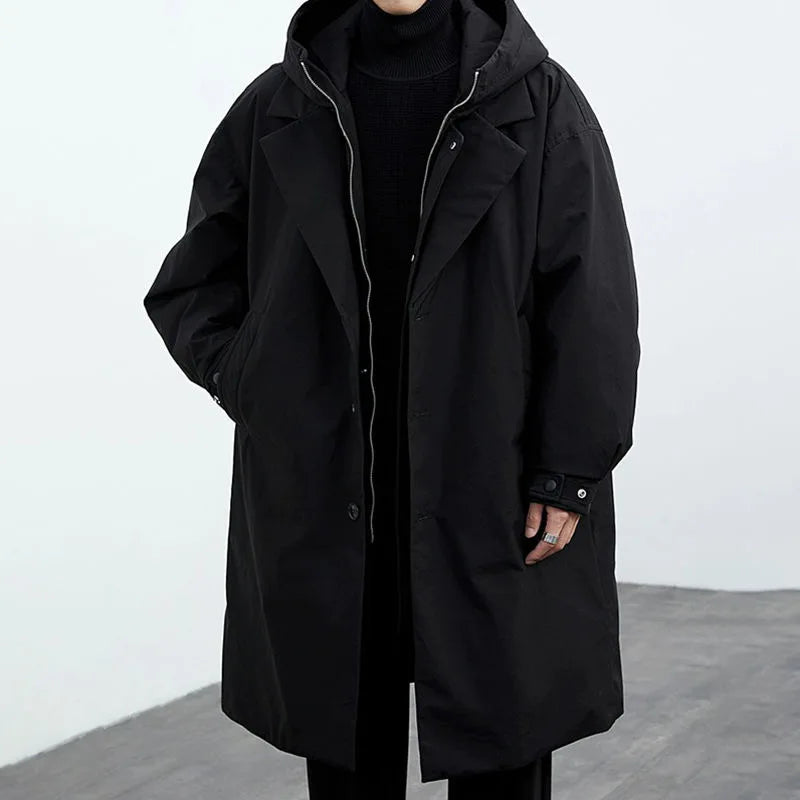 Elegant longline tailored overcoat for women - 8