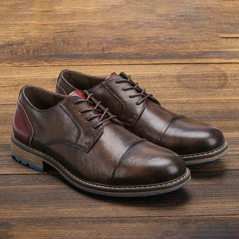 Classic smart-casual leather shoes for men | Mael -6