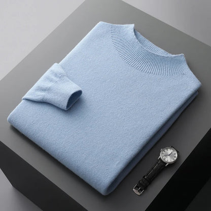 Soft crew-neck knit sweater for men | TomHollinger -3