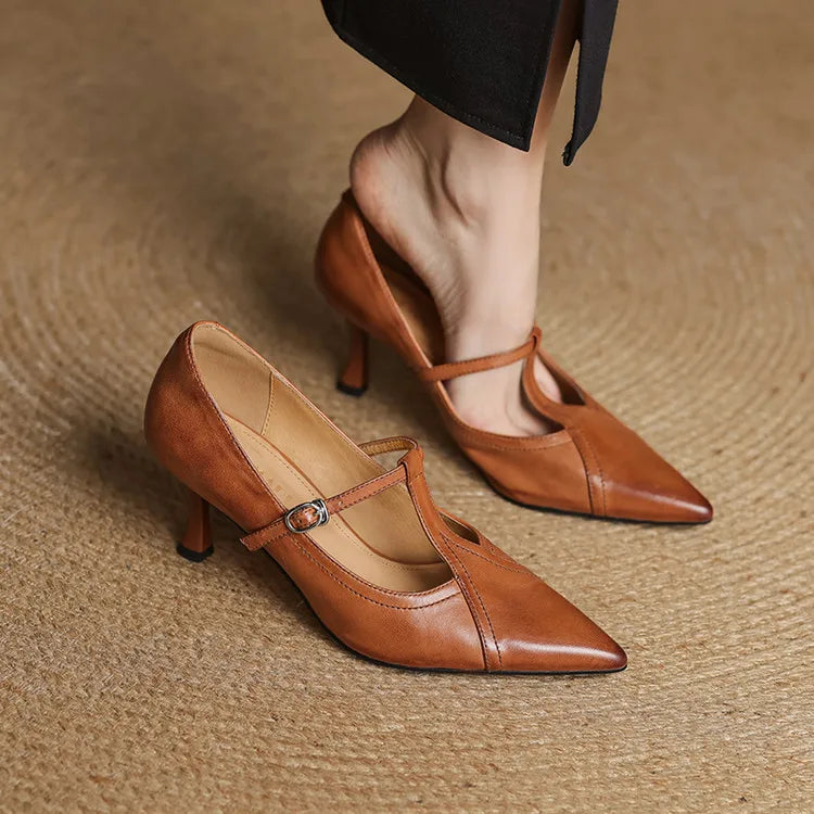 Elegant block-heel evening heels for women | Lorena - 6