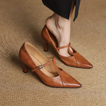 Elegant block-heel evening heels for women | Lorena - 6