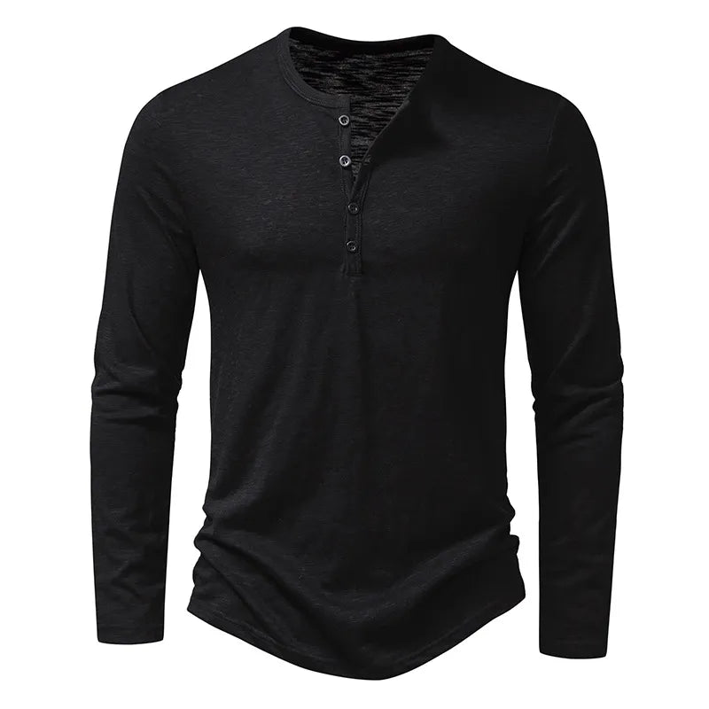 Classic henley relaxed top for men | Dixon - 16