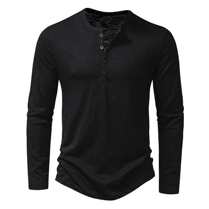 Classic henley relaxed top for men | Dixon - 16