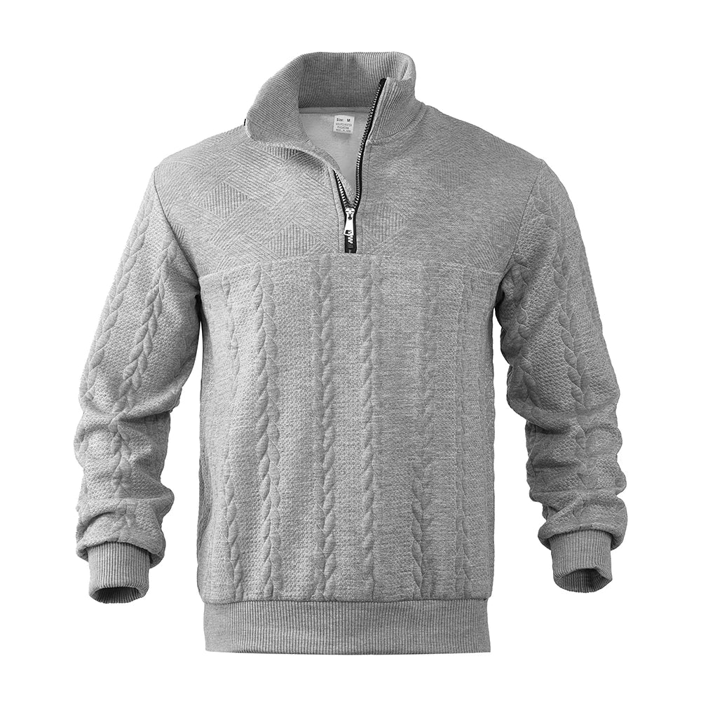 Quarter Zip Sweatshirt Trendy for Men | Bennett