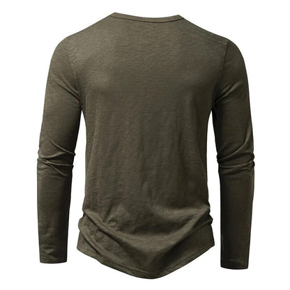 Classic henley relaxed top for men | Dixon - 6