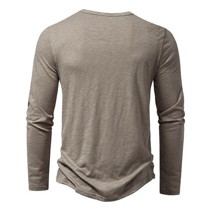Classic henley relaxed top for men | Dixon - 3