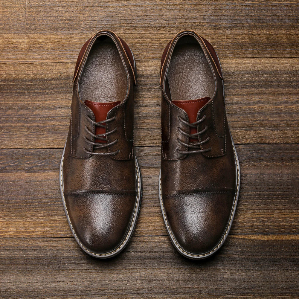 Classic smart-casual leather shoes for men | Mael -7