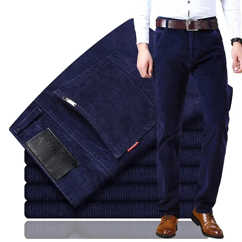 Classic Corduroy Trousers Versatile for Men | Harrington