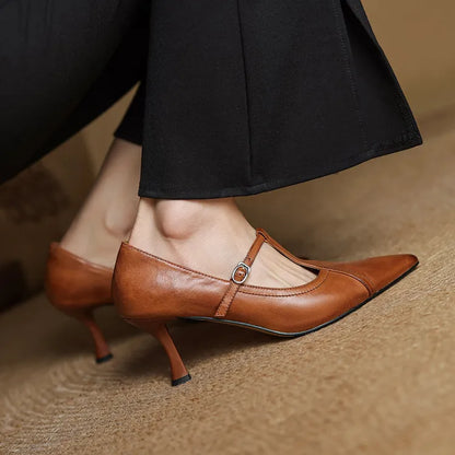 Elegant block-heel evening heels for women | Lorena - 4
