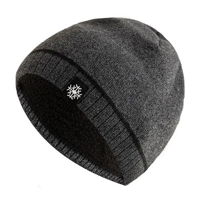 Warm casual everyday knitted winter beanie for men -9