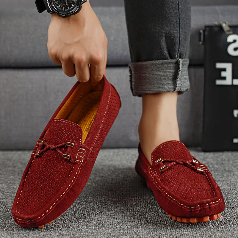 Perforated Slip-On Loafers Classic For Men | Alessio