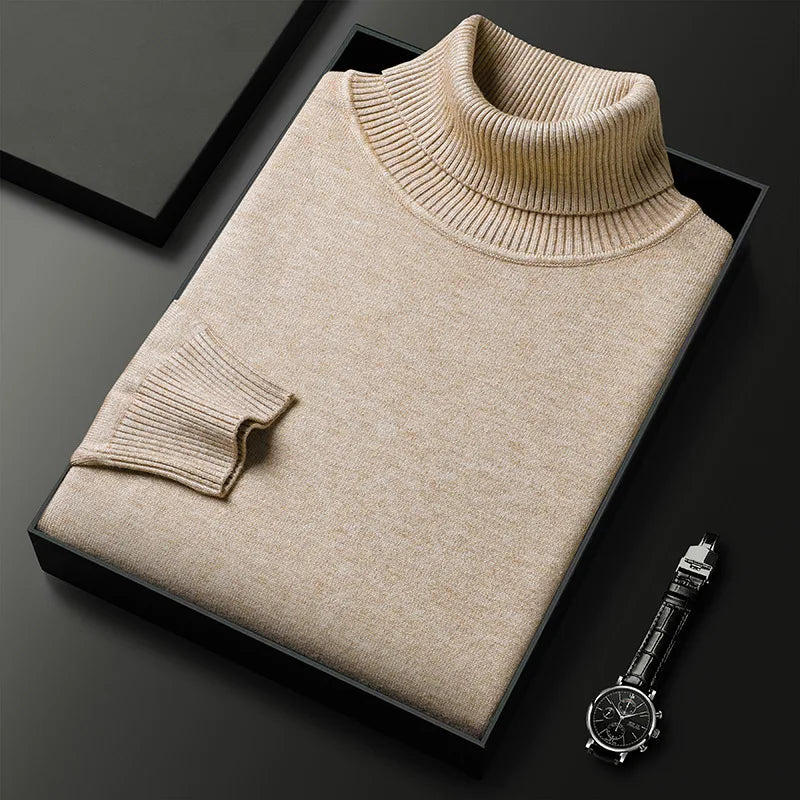 Classic Turtleneck Sweater Cozy for Men | Lucien