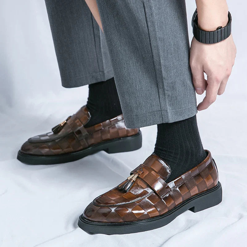 Classic leather slip-on loafers for men | Lorenzo - 5