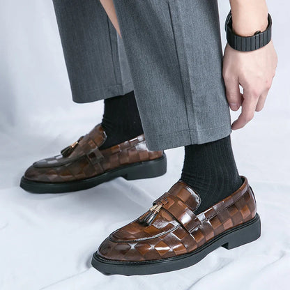 Classic leather slip-on loafers for men | Lorenzo - 5