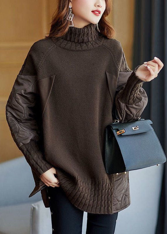 Cosy knit turtleneck sweater for women - 3