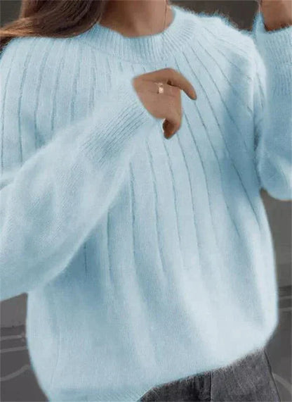 Soft 100% cashmere elegant everyday sweater for women | Sofie - 6