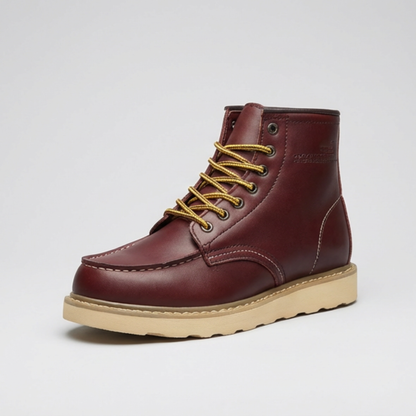 Warm fur-lined lace-up boots for men | Harrison -3