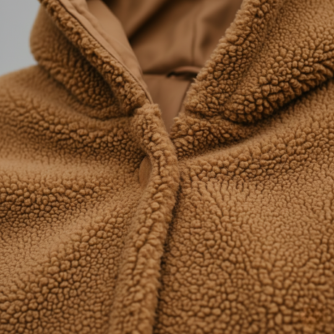 Long Hooded Textured Coat Stylish For Women | Ardelia