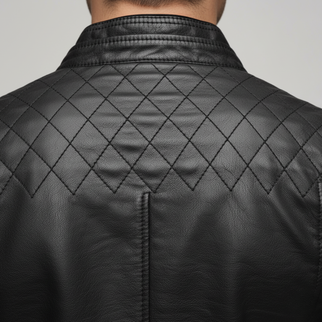 Stand Collar Zip Front Jacket Stylish For Men | Kaelric