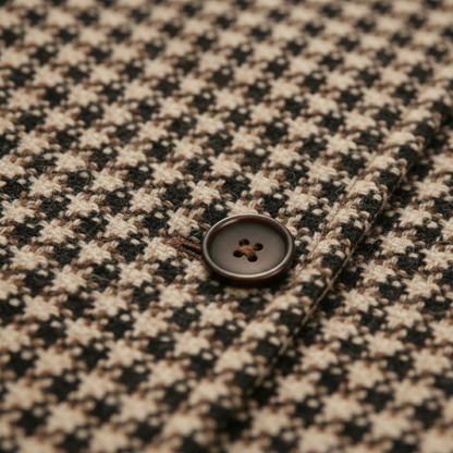 Classic plaid tailored blazer for women | The Rowan -3