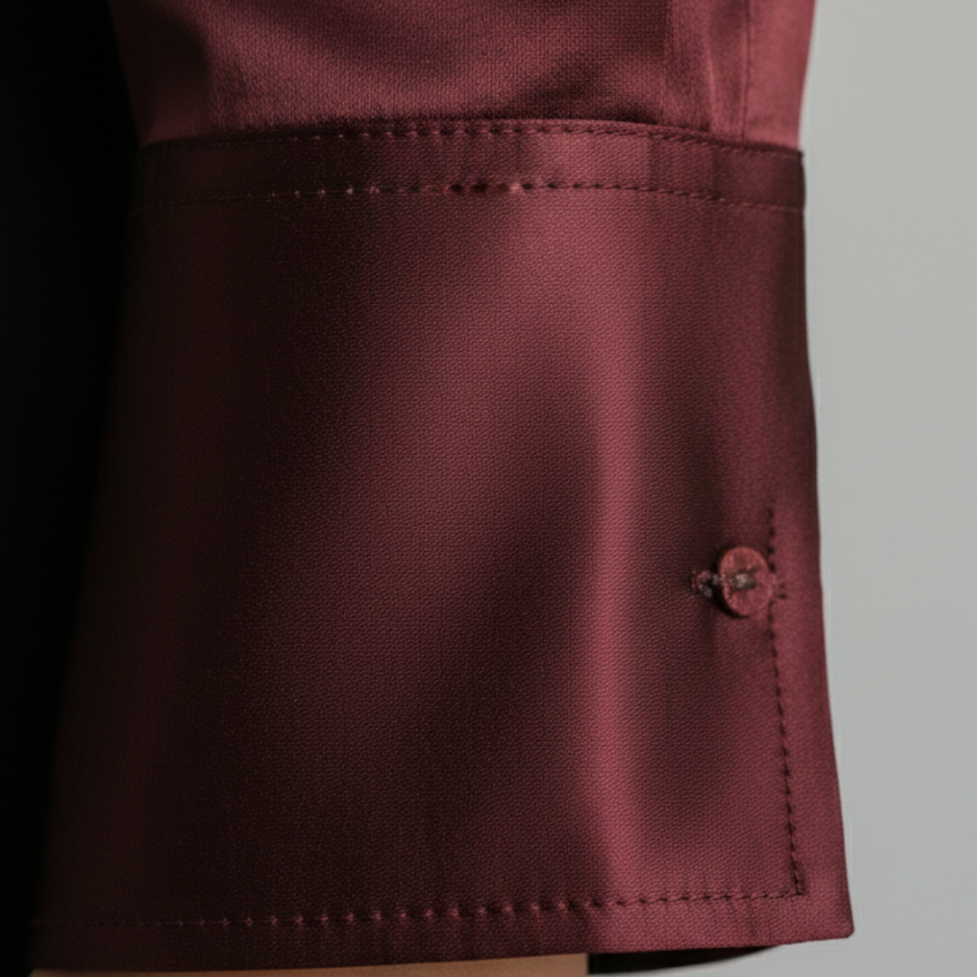 Silky Finish Button Front Blouse Chic For Women | Liorenne
