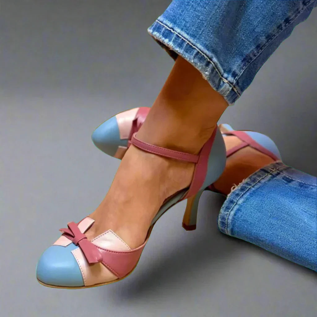 Elegant anatomic-sole court heels for women | Thea - 1