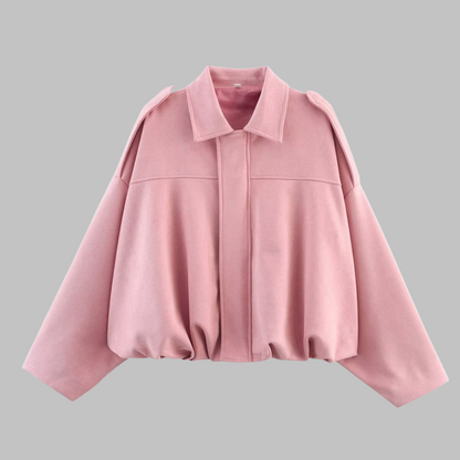Loose Fit Military Style Jacket Stylish For Women | Calystrine