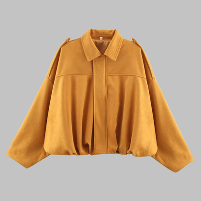 Loose Fit Military Style Jacket Stylish For Women | Calystrine