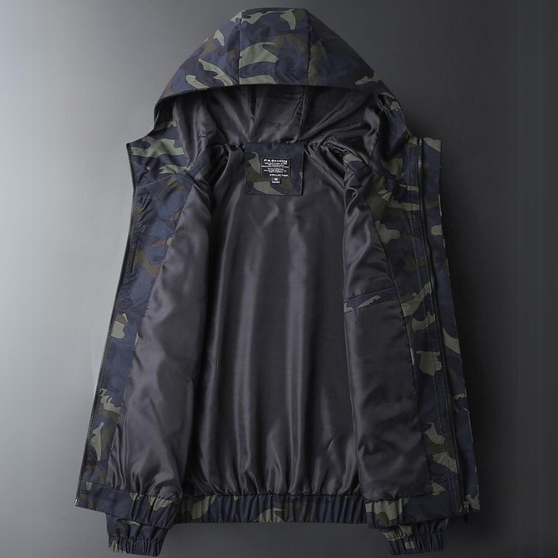 Casual camo hooded jacket for men | Ranger - 3