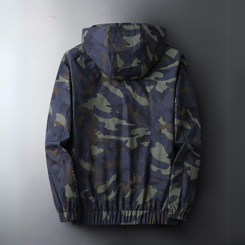 Casual camo hooded jacket for men | Ranger - 2
